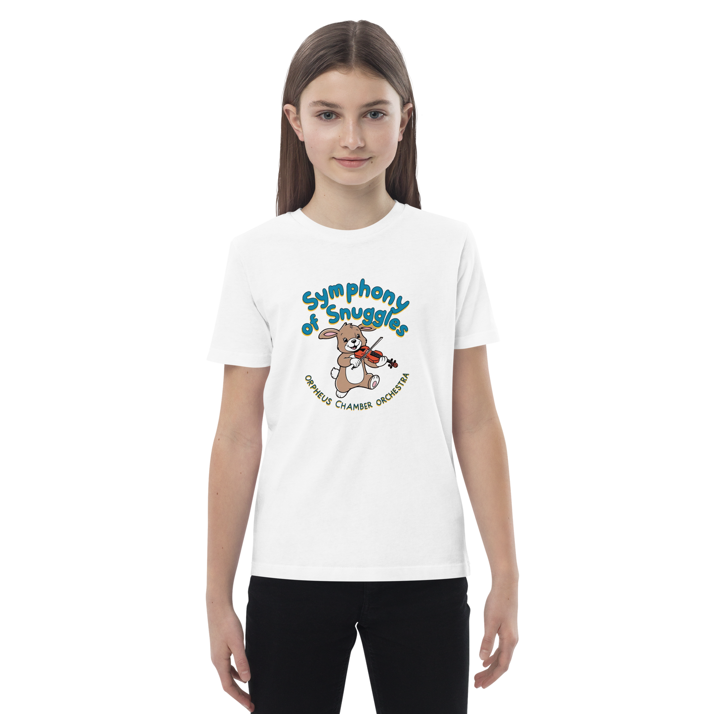 "Symphony of Snuggles" Kids Organic Cotton Tee